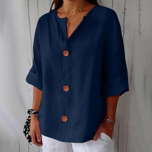 Chemise Maryline Décontractée en Lin
